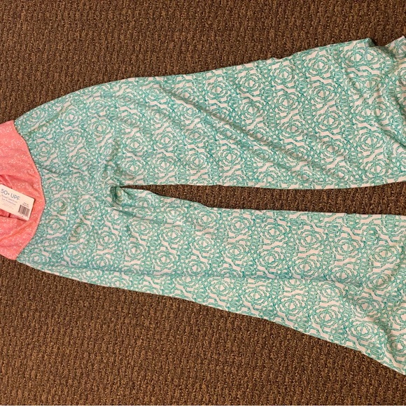 CABANA Life Teal Beach Pants Women's Size S Wide Leg Stretch UPF 50+ Protection - Picture 5 of 5